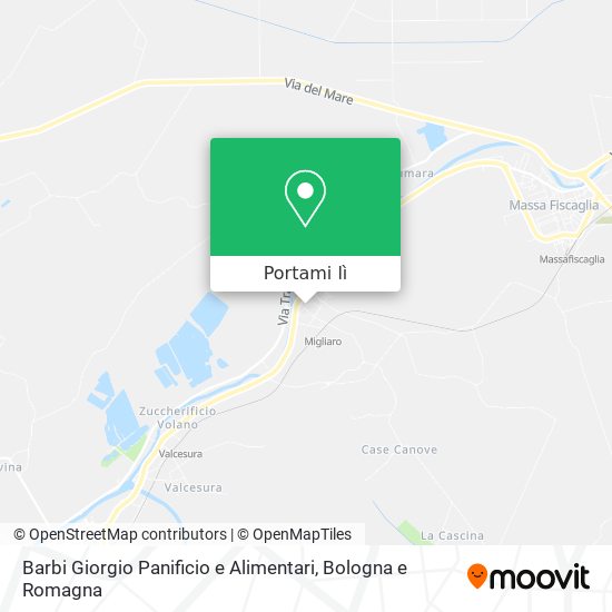 Mappa Barbi Giorgio Panificio e Alimentari