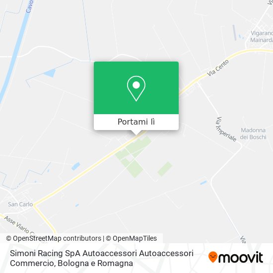 Mappa Simoni Racing SpA Autoaccessori Autoaccessori Commercio