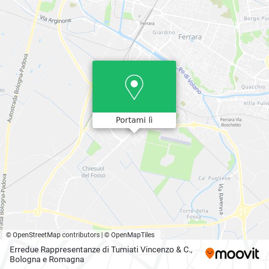 Mappa Erredue Rappresentanze di Tumiati Vincenzo & C.