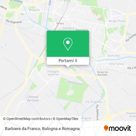 Mappa Barbiere da Franco