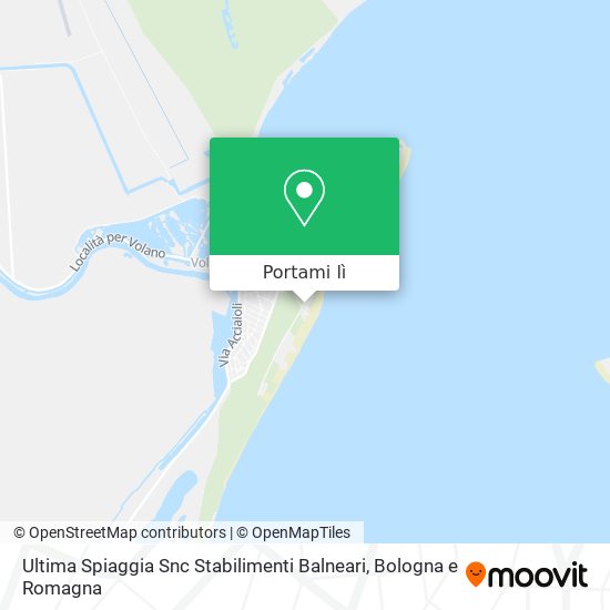 Mappa Ultima Spiaggia Snc Stabilimenti Balneari