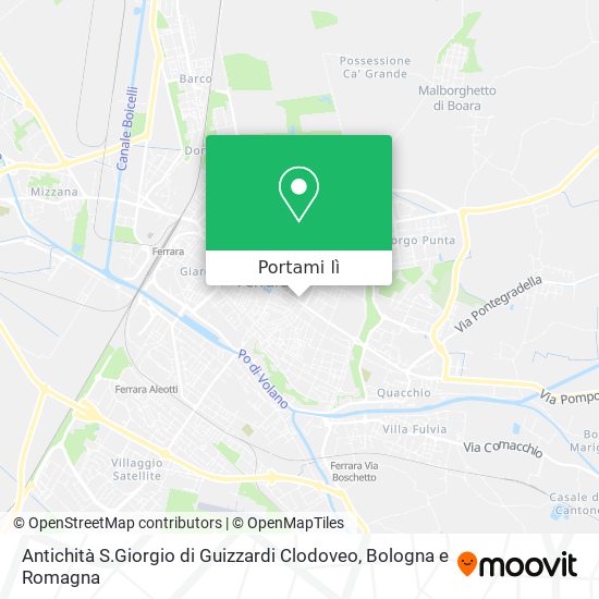 Mappa Antichità S.Giorgio di Guizzardi Clodoveo