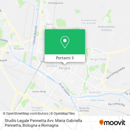 Mappa Studio Legale Pennetta Avv. Maria Gabriella Pennetta