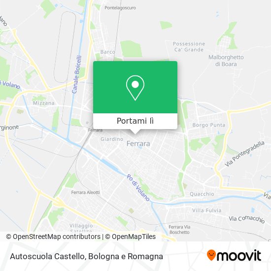 Mappa Autoscuola Castello