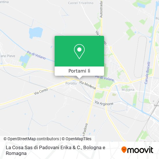 Mappa La Cosa Sas di Padovani Erika & C.