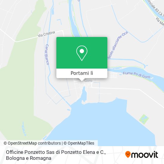 Mappa Officine Ponzetto Sas di Ponzetto Elena e C.