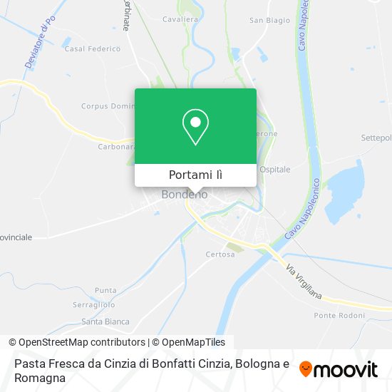 Mappa Pasta Fresca da Cinzia di Bonfatti Cinzia