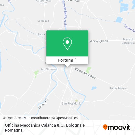 Mappa Officina Meccanica Calanca & C.