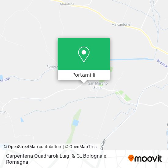 Mappa Carpenteria Quadraroli Luigi & C.