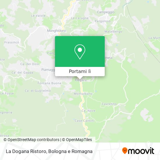 Mappa La Dogana Ristoro