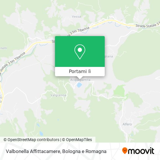Mappa Valbonella Affittacamere
