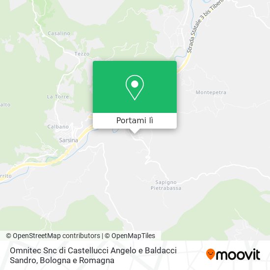 Mappa Omnitec Snc di Castellucci Angelo e Baldacci Sandro