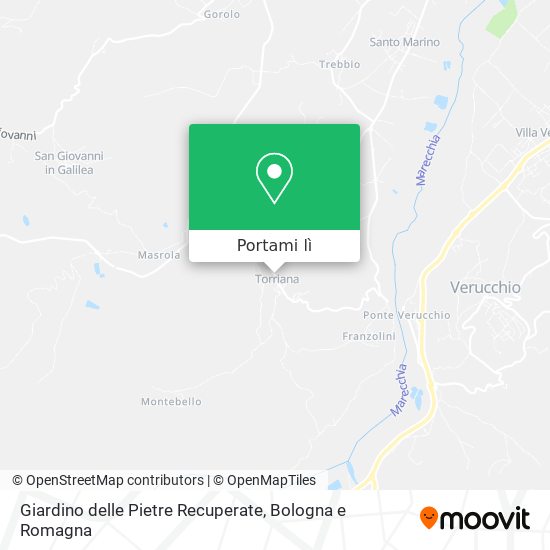 Mappa Giardino delle Pietre Recuperate