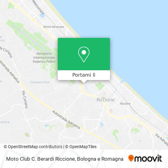 Mappa Moto Club C. Berardi Riccione