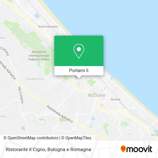 Mappa Ristorante il Cigno