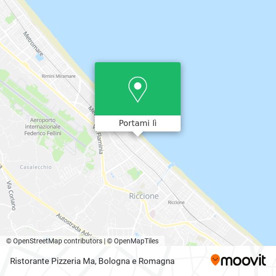 Mappa Ristorante Pizzeria Ma
