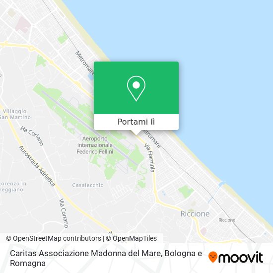 Mappa Caritas Associazione Madonna del Mare