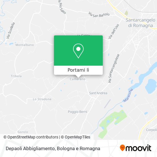 Mappa Depaoli Abbigliamento