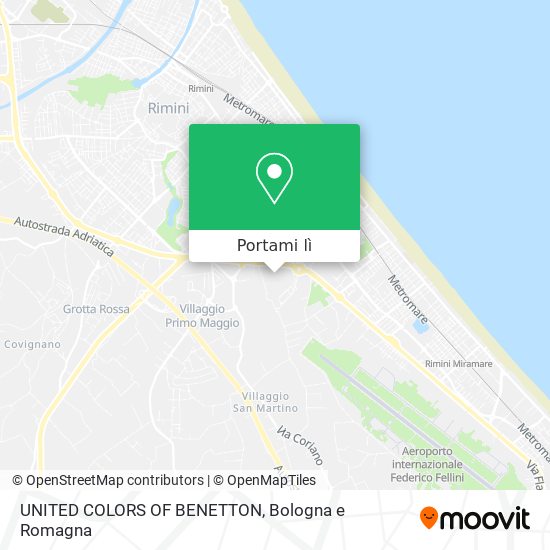 Mappa UNITED COLORS OF BENETTON