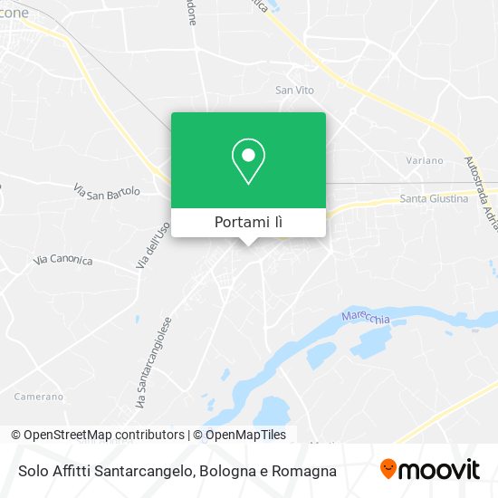 Mappa Solo Affitti Santarcangelo
