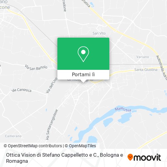 Mappa Ottica Vision di Stefano Cappelletto e C.