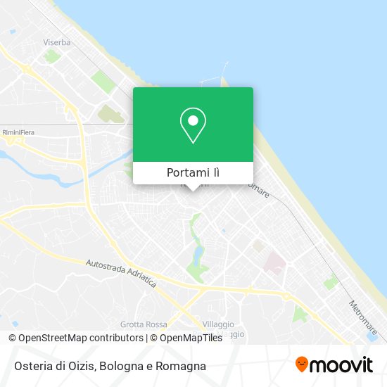 Mappa Osteria di Oizis
