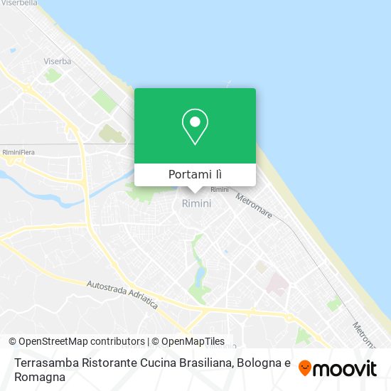 Mappa Terrasamba Ristorante Cucina Brasiliana