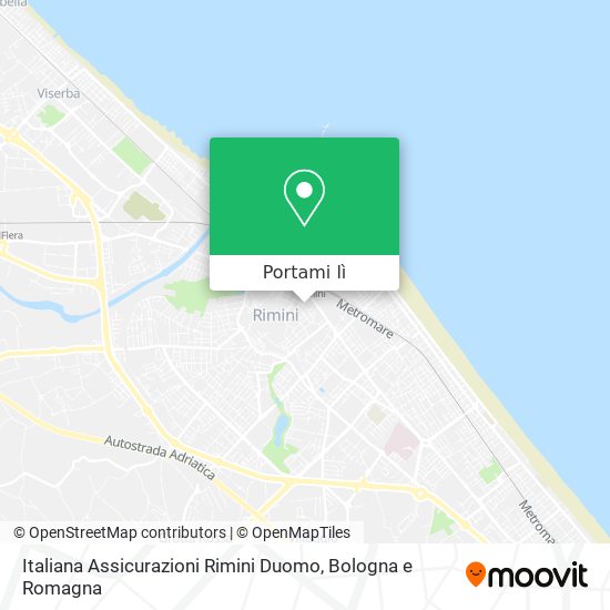 Mappa Italiana Assicurazioni Rimini Duomo