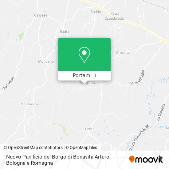 Mappa Nuovo Panificio del Borgo di Bonavita Arturo
