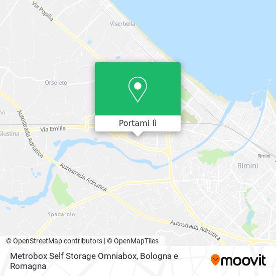 Mappa Metrobox Self Storage Omniabox
