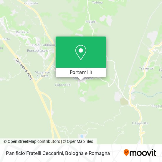 Mappa Panificio Fratelli Ceccarini