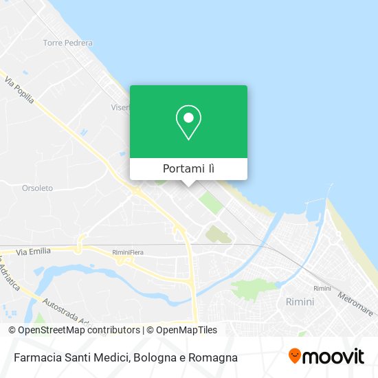 Mappa Farmacia Santi Medici