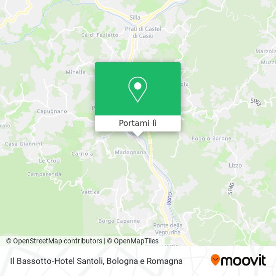 Mappa Il Bassotto-Hotel Santoli