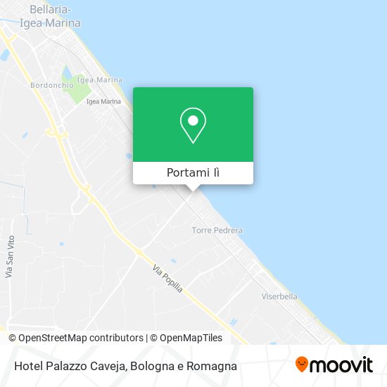 Mappa Hotel Palazzo Caveja