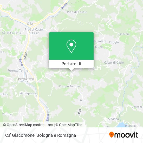 Mappa Ca' Giacomone