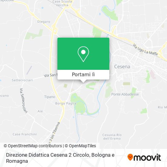 Mappa Direzione Didattica Cesena 2 Circolo