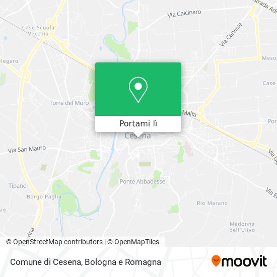 Mappa Comune di Cesena
