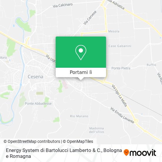 Mappa Energy System di Bartolucci Lamberto & C.