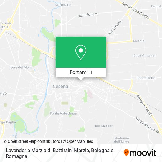Mappa Lavanderia Marzia di Battistini Marzia