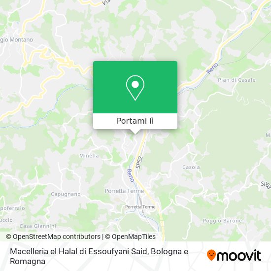 Mappa Macelleria el Halal di Essoufyani Said