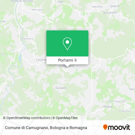 Mappa Comune di Camugnano