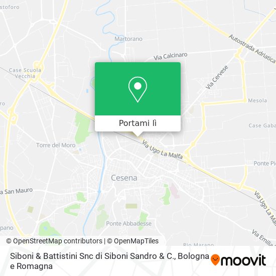 Mappa Siboni & Battistini Snc di Siboni Sandro & C.