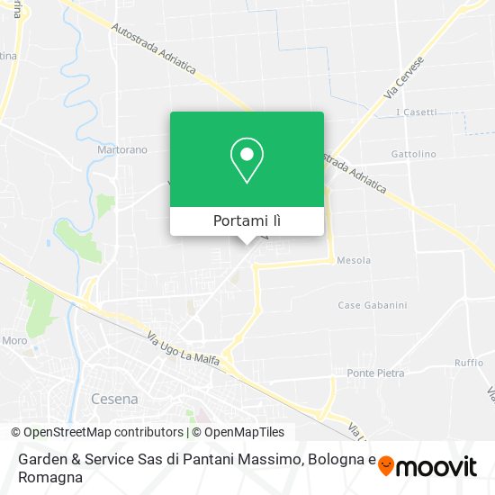 Mappa Garden & Service Sas di Pantani Massimo