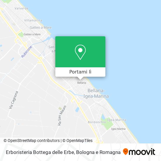 Mappa Erboristeria Bottega delle Erbe
