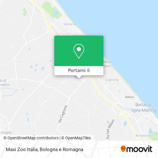 Mappa Maxi Zoo Italia