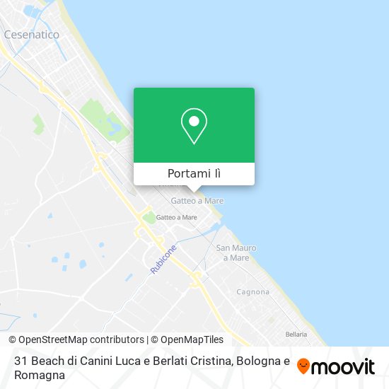 Mappa 31 Beach di Canini Luca e Berlati Cristina