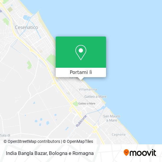 Mappa India Bangla Bazar
