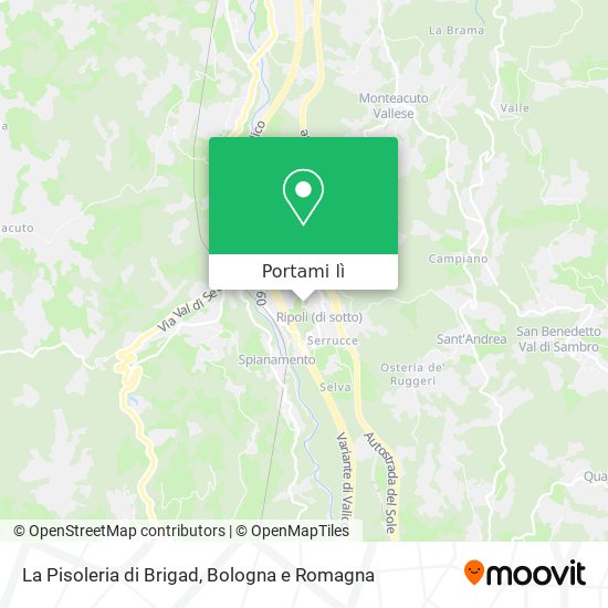 Mappa La Pisoleria di Brigad