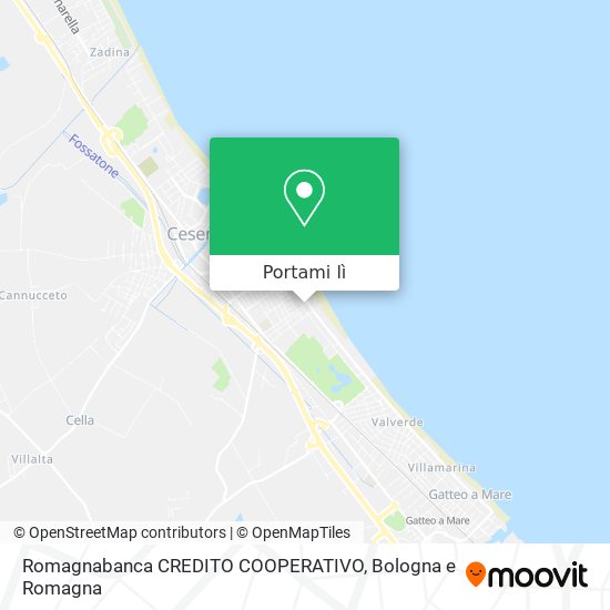 Mappa Romagnabanca CREDITO COOPERATIVO