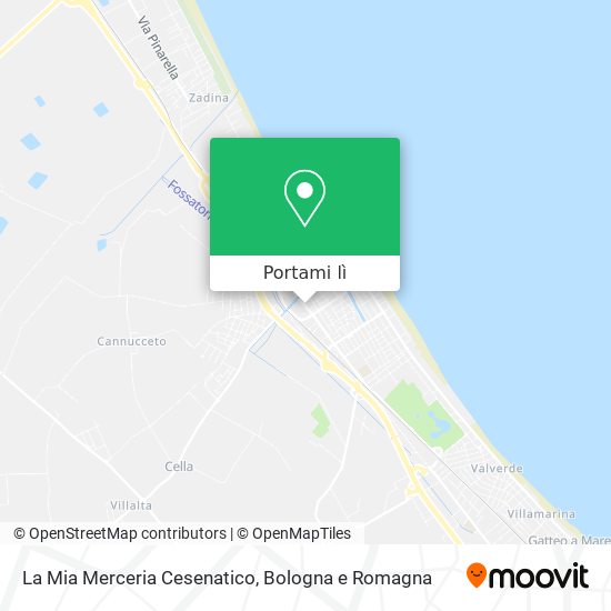 Mappa La Mia Merceria Cesenatico